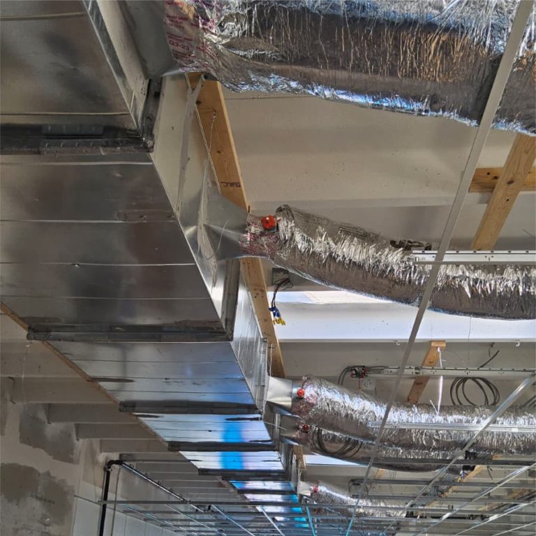 HVAC ductwork installation
